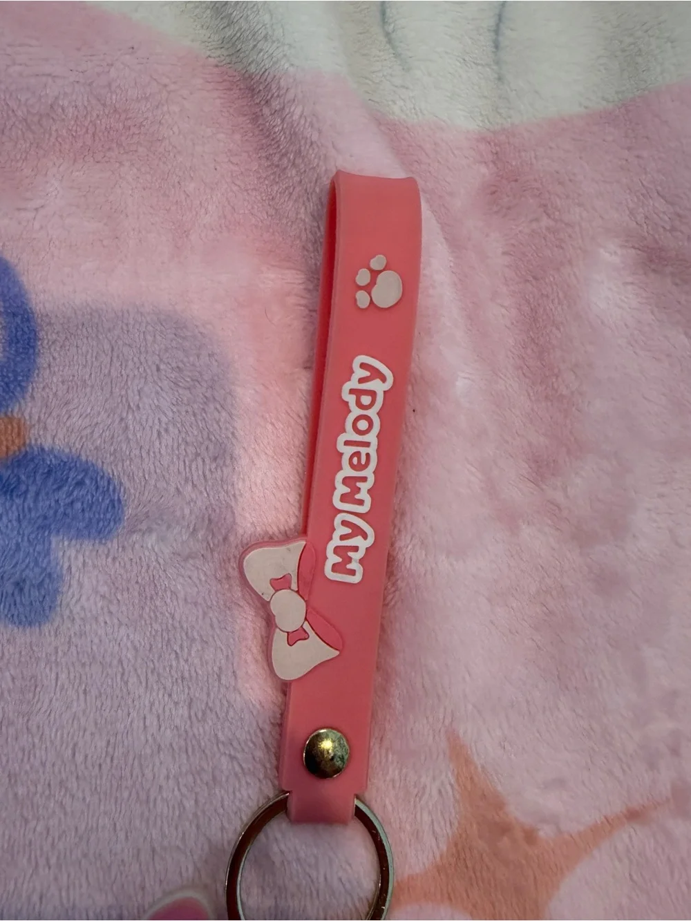 GUC Sanrio My Melody & Kuromi Character Keychain Set - Pink and Purple